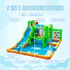 FBSPORT Inflatable Bounce House Water Slide, Bounce House for Kids Indoor Outdoor Bouncy House with 550W Blower, Bounce Castle with Slide Ball Shooting, Water Gun, Splash Pool, Bounce Area, Hose view 3