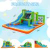 FBSPORT Inflatable Bounce House Water Slide, Bounce House for Kids Indoor Outdoor Bouncy House with 550W Blower, Bounce Castle with Slide Ball Shooting, Water Gun, Splash Pool, Bounce Area, Hose view 4