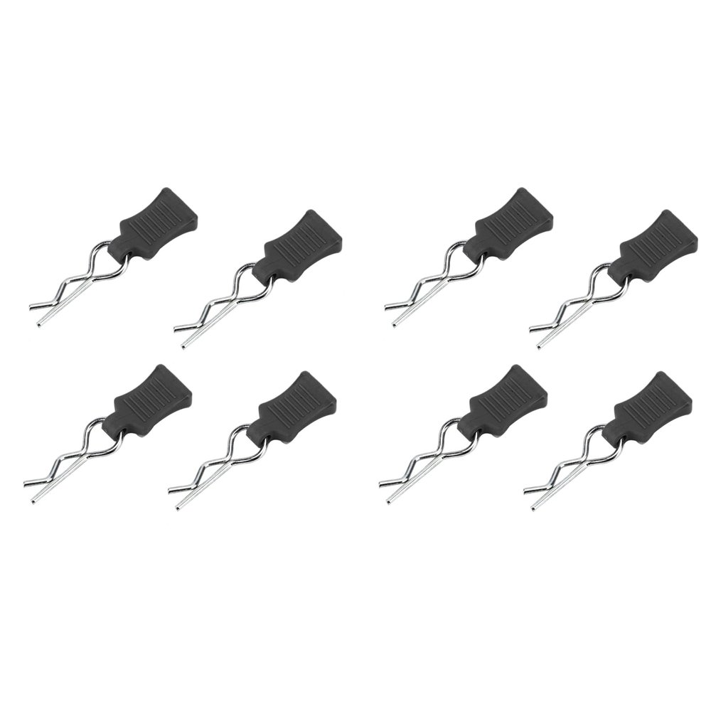 Body Shell Clip Pin Fixing Bracket Set Accessory Part RC Body Clips with Pull Tabs Car Clips R Clips for 1/8 1/10 1/12 RC Car