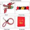 Fitness toys Dragon Ribbon Streamer,Dragon Silk Flowy,Dancing Dragon Throw Streamer Fitness Ribbon, 6m/8m/10m/12m Spiral Practice Ribbon Streamer Fiberglass Handsticks + Travel Bag(B,6m/19.7ft) view 2