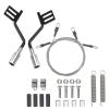 1Pair RC Simulation Exhaust Pipe Tube & Limb Riser Cable Steel Rope view 1