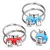 Chain Stress Relief Fidget Chain Toy for Adults with Silicone Red, Blue, Lightweight and Portable, Reduce Stress, Social Tension at Parties or Gatherings view 2