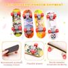PUMEXFE Beard Dragon Toys Funny Finger Skateboard Play Training Toys for Small Pets Turtles Parrots Reptiles (L,3PC) view 3