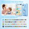 Kids Phone 3.97" Touchscreen Toddler Smart Phone Learning Toys with Educational Games, 2000mA High-Capacity Kids Cell Phone for Boys Age 3-12, Toy Phone with Puzzle Game, 8GB SD Card (Blue) view 2