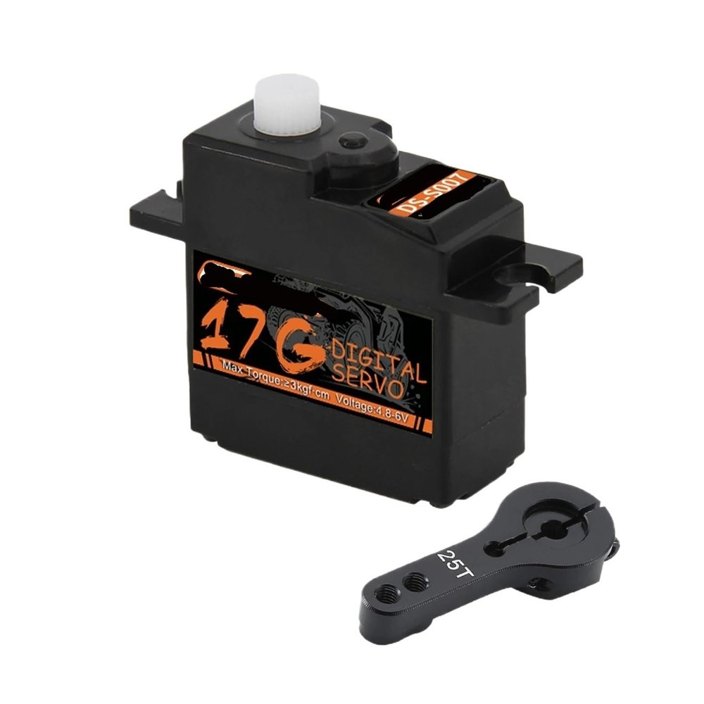17g 21g Mini Servo Metal/Plastic Gear JST 1.5 144001 144010 1:14 1:18 1:16(17g JST1.5 5 Wire)