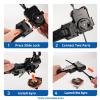 X Winder Launcher, with X Grip for Easy Control,Battling Gyro Accessories(Black) view 2