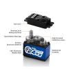24KG coreless servo Metal Gear Waterproof servo high Speed and high Torque Suitable for 1/8 1/10 SCX10 D90 view 2