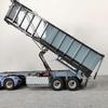 wheelfun 1/14 Metal 2-axle Hydraulic Dump Trailer Electric Tarpaulin for RC Tractor Truck Hydraulic System Electric Lifting Legs Hobby Grade Model view 2