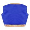 ranrann Kids Boys Girls Gold Trim Open Front Vest Waistcoat Role Play Top Halloween Costume Cosplay Outfits Royal Blue 12 Years view 2