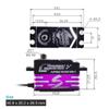 DONGXINGWEI Programmable HV Brushless Servo RC Spare Parts for 1/10 1/12 1/18 Touring Drifting RC Car RC Airplane Helicopter Boat Robot Fixed-Wing (Purple) view 2