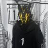 Actualia Punk Gothic Cyber Mask, Techwear Futuristic Full Face Mask Christmas Halloween Cosplay Costume Accessories view 4