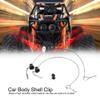 UPALDHOU Body Shell Clips, Anti Lost Body Shell Wire Clip Pin with Screw Retainer for 1/10 RC Car (Black) view 2
