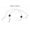 UPALDHOU Body Shell Clips, Anti Lost Body Shell Wire Clip Pin with Screw Retainer for 1/10 RC Car (Black) view 3