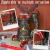 Mug Dice Tower - Dice Rolling Tower,(7PCS D20 Dice Set Included) for DND Gift and Dungeons and Dragon, Tabletop Games, Drink Holder, Tavern Style Board Game Roller (Gold) view 2