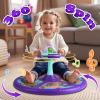 Dinosaur Sit and Spin Toy for Toddlers 1-3 3-5 360Spinning Toys Birthday Gift for Girls Boys, Stress Relief Exercise Toys Sit n Spin Toys for 2-4 Toddlers with LED & Music Early Development Toy view 2