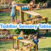 Plum Discovery Wooden Water Run Table for Kids, Toddler Toys, Sensory Activity Table, Outdoor Playset, Painting Easel, Storage Box, Easy to Clean, Durable, Weatherproof, Gift for Ages 3+ Yrs view 3