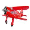 Amewi AMXFlight Beech D17s Biplane 3D/6G RTF Red Remote Control RC Aeroplane Aeroplane view 1