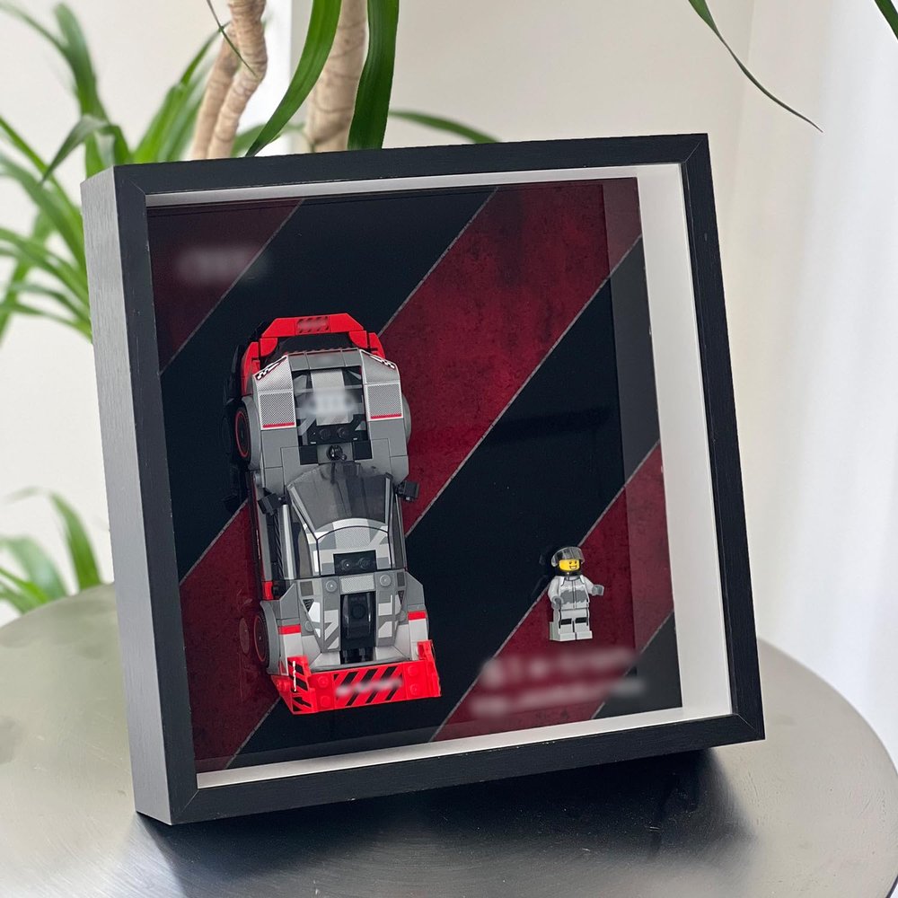 iLuane Display Wallboard for Champions 76921, Adult Collectibles Wall Mount, Home or Office Dcor (No Car Included)