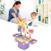 Mini Car Play House Set, Kitchen Toy Set for Toddlers Cookware Accessories Colorful Educational Interactive Kitchen Playset view 2