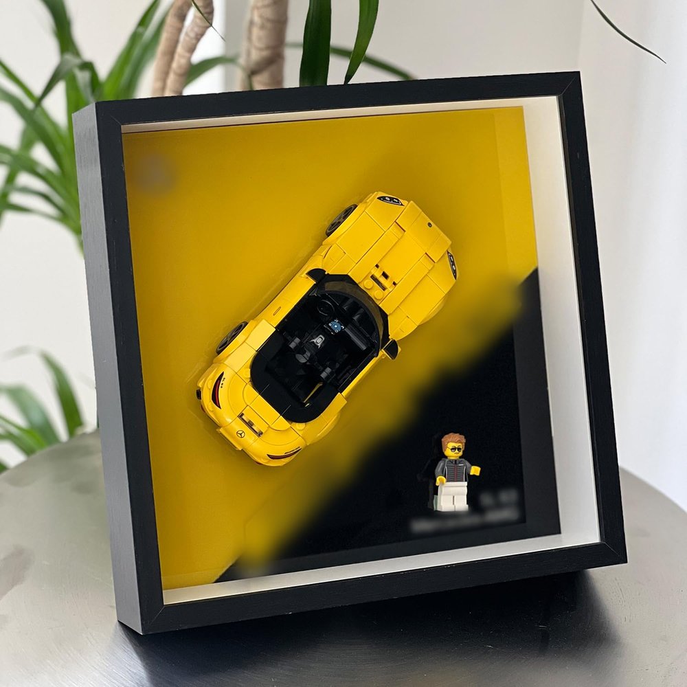 iLuane Display Wallboard for 76924, Adult Collectibles Wall Mount, Home or Office Dcor (No Car Included)