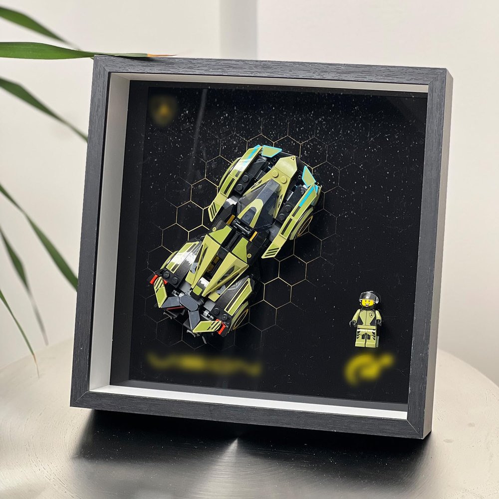 iLuane Display Wallboard for 76923, Adult Collectibles Wall Mount, Home or Office Dcor (No Car Included)