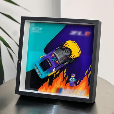 iLuane Display Wallboard for Champions 76935, Adult Collectibles Wall Mount, Home or Office Dcor (No Car Included)