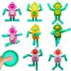 8 Pack Pop Fidget Spinner, Deformable Luminous Fidget Spinners Toy, Wacky Tracks Fidget Toys, Keychain Fidget Toys for Birthday Gifts Basket Stuffers Classroom Prizes Party Favors view 1