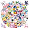 100 Cute Assorted Animal Holographic Stickers  Fun Sparkly Glitter Kawaii Bulk Variety Pack, Waterproof Vinyl Decals for Girls, Kids & Teens, Great for Water Bottles, Classroom Rewards, Luggage view 1