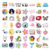 100 Cute Assorted Animal Holographic Stickers  Fun Sparkly Glitter Kawaii Bulk Variety Pack, Waterproof Vinyl Decals for Girls, Kids & Teens, Great for Water Bottles, Classroom Rewards, Luggage view 2