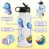 100 Cute Assorted Animal Holographic Stickers  Fun Sparkly Glitter Kawaii Bulk Variety Pack, Waterproof Vinyl Decals for Girls, Kids & Teens, Great for Water Bottles, Classroom Rewards, Luggage view 4