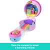 Polly Pocket Micro Dolls & Compacts with Toy Cars, Food Theme Vehicle Collection, Tiny Take Out Reveal Assortment with Surprises view 4