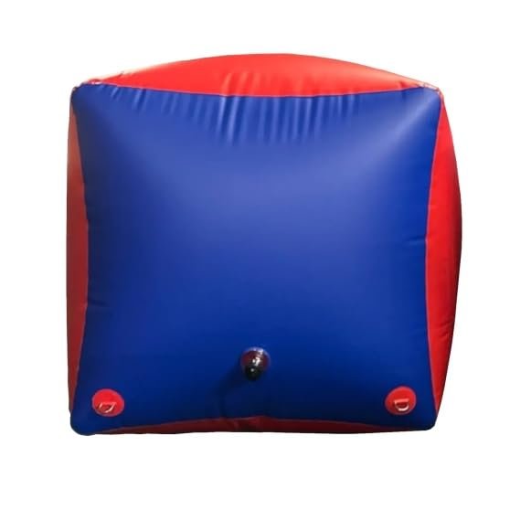 Sportogo Inflatable Cube Bunker for, Paintball, Air Soft, Laser tag, Nerf