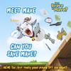 Jojali How Brave is Mave? - The First Table-Edge Stack Game, Card-Balancing, Goat-Saving Mayhem - Great for Family Game Night, Ages 6-99, Competitive and Collaborative - Laugh, Stack, and Topple view 2