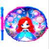 Piata de princesa sirena para cumpleaos y fiesta en forma de tambor e imagen full hd para nias princesa sirena, animales, nias, party, diversion view 1