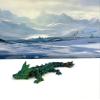 3D Printed Dragon, 3D Printed Articulated Dragon, Clover Crystal Easter Gemstone Orchid Rose Coral Reef Woodland Dragon, Fidget Toy Adults Fidget Toys - BD1 (Crystal Baby Dragon, Orange Blue Green) view 2
