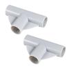 2pcs Baby Playpen Parts T-Shaped Joints, 3-Way Baby Playpen Replacement Parts T Connector 1in in Inner Diameter Baby Playpen Connectors Accessories for Baby Play Pen Yard view 1