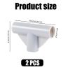 2pcs Baby Playpen Parts T-Shaped Joints, 3-Way Baby Playpen Replacement Parts T Connector 1in in Inner Diameter Baby Playpen Connectors Accessories for Baby Play Pen Yard view 2