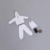 1/12 Scale Male Clothes,Male Zipper Hoodie Work Pants Coat Vest Trousers Clothing for 6inch Action Figure Body (White) view 1