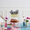 Leetaivie Limited Edition 1955 Cake Topper, Happy 71th Birthday Cake Topper, Men and Women Cheer 71 Years /71 & Fabulous Cake Decoration, Black Gold Glitter 71th Birthday Party Decoration Supplies view 4