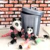 3pcs 3D Printed Opossum Animal Toy, Articulated Small Medium Large Opossum with Trashcan Toy, Fidget ADHD Autism Toy, Excutive Desk Toy view 3