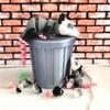 3pcs 3D Printed Opossum Animal Toy, Articulated Small Medium Large Opossum with Trashcan Toy, Fidget ADHD Autism Toy, Excutive Desk Toy view 4