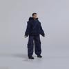 1/12 Scale Male Clothes,Male Zipper Hoodie Work Pants Coat Vest Trousers Clothing for 6inch Action Figure Body (Blue) view 1