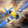 Authticar RC Plane 3 Channel RC Airplane, 2.4GHz Glider Remote Control Plane 6 Gyroscopes Stabilization System Easy to Fly for Beginners, Teen, Adults with 2 Batteries view 2