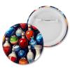 asebiunh 6 Pcs 2.2 Inch Button Badges with Pin, Bat Pattern Round Craft Buttons for Craft Supplies, DIY Badges Pins, School Projects view 2