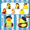 12 Pcs Pirate Rubber Ducks Mini Ducks for Baby Bath Toys Pirate Party Favors view 2