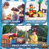 12 Pcs Pirate Rubber Ducks Mini Ducks for Baby Bath Toys Pirate Party Favors view 4