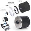 Azefun Rock Tumbler Kit, Enjoy 7-Days Polishing for DIY Stones, Professional Rock Polisher with Rough Gemstones and 4 Polishing Grits Science Kit for Kids and Adults Love Geology view 2