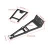 Aluminum RC Winch Servo Rescue Truck Tow Truck Crane Arm Wrecker RC DIY Parts for SCX10 TRX4 1/10 Crawler RC Climbing Car, Black view 2