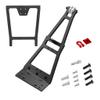 Aluminum RC Winch Servo Rescue Truck Tow Truck Crane Arm Wrecker RC DIY Parts for SCX10 TRX4 1/10 Crawler RC Climbing Car, Black view 3