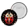 asebiunh 6 Pcs 2.2 Inch Button Badges with Pin, Bat Pattern Round Craft Buttons for Craft Supplies, DIY Badges Pins, School Projects view 2